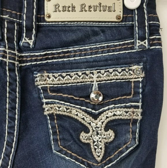 rock revival stretch jeans